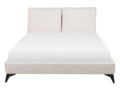 Beliani Béžová posteľ 140 x 200 cm MELLE