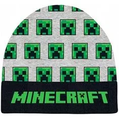 Fashion UK Teplá úpletová čiapka Minecraft - Creepers
