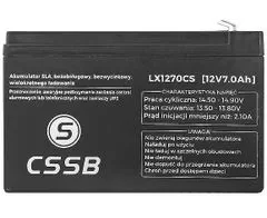 LTC Batéria olovená 12V/7,0Ah LTC LX1270CS gélový akumulátor