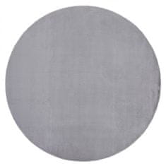 Dywany Lusczów Guľatý koberec BUNNY strieborný, velikost kruh 100