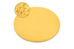 Dywany Lusczów Guľatý koberec BUNNY žltý, velikost kruh 160