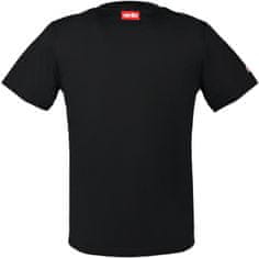 APRILIA tričko LOGO černo-biele XL