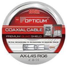 Opticum Koaxiálny kábel OPTICUM AX-L4S biely (100CC)