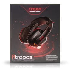 Crono Atropos - herné slúchadlá, USB, 7.1 Sound Effect