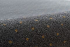 Dywany Lusczów Guľatý koberec AKTUA Rania sivý, velikost kruh 100