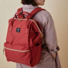 Anello Dámsky červený ruksak Large Kuchigane DOR