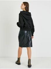 Versace Jeans Čierna dámska mikina s kapucňou Versace Jeans Couture L