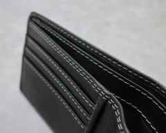 Gentleman's Boutique kožená slim peňaženka Cash Carrier Lite černá