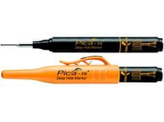 Pica-Marker PICA atramentový permanentný značkovač do hlkých otvorov s nastavitelným teleskopickým hrotom - píše na všetky suché povrchy - čierny - PC-150/46