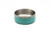 limaya miska pre psy a mačky z chirurgickej ocele s protišmykovou gumou svetlo modrá 1,3 l