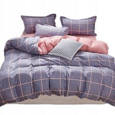 Domifito 4-dielna posteľná súprava - obliečka na perinu, 2 obliečky na vankúš, plachta 200x230 cm