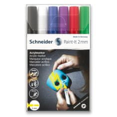 Schneider Akrylový popisovač Paint-It 310 súprava V1, 6 farieb