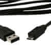 CABLEXPERT Kábel USB A Male/Micro USB Male 2.0, 1m, Black High Quality