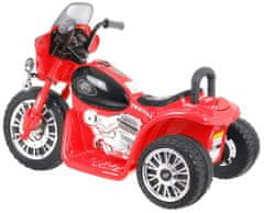 Mamido Detská elektrická motorka červená