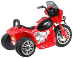 Mamido Detská elektrická motorka červená