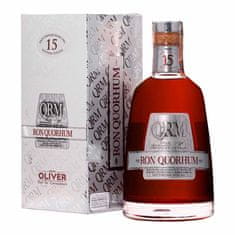 Rum Ron Quorhum 15 y.o., darčekové balenie 0,7 l
