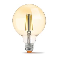 VIDEX Stmievateľná LED žiarovka E27 G95 7W = 53W 700lm 2200K Teplá biela 360°