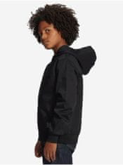 DC Čierna chlapčenská ľahká bunda s kapucňou DC Rowdy 176
