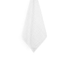 Sorema GAUFRE Bavlnený uterák Farba: Biela, Rozmer: 95x150 cm