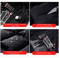 VIVVA® Vyhrievaná prešívaná softshellová unisex vesta veľkosť XL + dobíjacia batéria je súčasťou balenia POWERBANK | FLAMEVEST