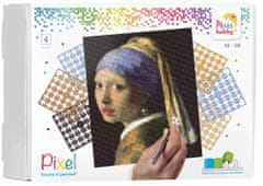 Pixelhobby Súprava 4 základných dosiek Pixel Classic - Dievča s perlovou náušnicou - Vermeer