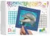 Pixelhobby Darčekové balenie - Pixelová kreatívna sada - Delfín 