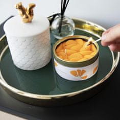 CandleCan Sviečka v tvare olúpaných mandarínok