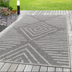 Ayyildiz Kusový koberec Aruba 4902 grey – na von aj na doma 60x100