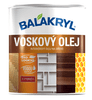 Voskový olej BALAKRYL - interiérový olej na drevo (podlaha, nábytok, steny) 2,5 l dub prírodný