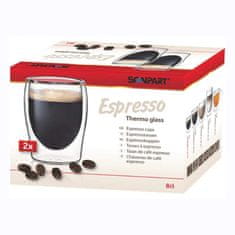 Scanpart Poháre espresso 80 ml - 2 ks