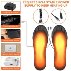 SOLFIT® USB termo vyhrievacie vložky do topánok HOTFEET
