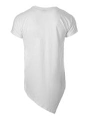 Moderné pánske tričko Pierce biele XXL