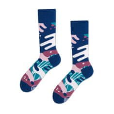 Many Mornings Veselé farebné vzorované ponožky Scribble multicolor veľ. 43-46