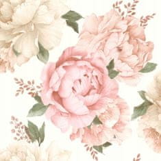 Papierové tapety ružové kvety 10mb