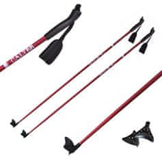 Rulyt Bežecké palice CALTER X-SNOW, rukoväť plast, červené Dĺžka lyžiarskej palice: 120