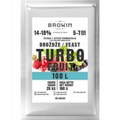 Browin Destilačné kvasinky Turbo Fruit 100 l