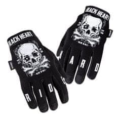 Moto rukavice Web Skull Farba čierna, Veľkosť 4XL