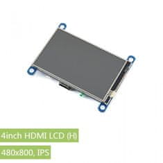Waveshare 4" displej IPS 480×800 HDMI s dotykovým panelom