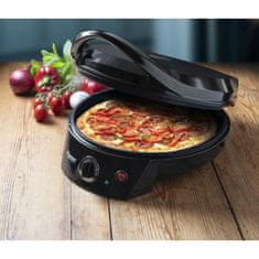 Bestron Elektrická pec na pizzu Bestron, na domácu alebo mrazenú pizzu, do Ø 27 cm, 1800 W, farba: čierna