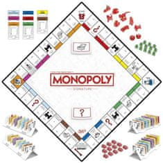 Monopoly Monopoly Signature, stolová hra pre deti, stolová hra pre 4-ročné deti, francúzska verzia