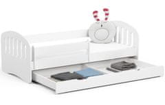 Akord Detská posteľ PLAY 180x80 cm biela