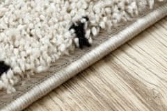 Dywany Łuszczów AKCIA: 120x170 cm Kusový koberec Berber Syla B752 dots cream 120x170