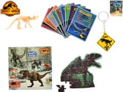 Jurassic World Jurský svet Dominion sada dino aktivít: puzzle, kľúčenka, kostra, nálepky, karty