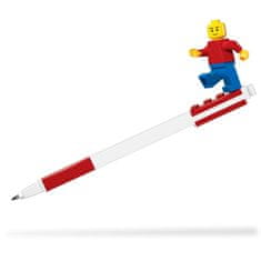 LEGO Stationery LEGO Gélové pero s minifigúrkou - červené
