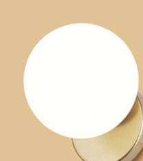 Tutumi Nástenná okrúhla lampa APP950-1W zlatá