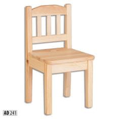 Detská drevená stolička AD241