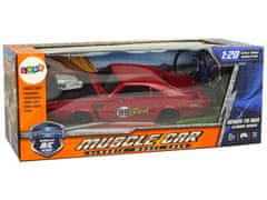 Lean-toys Auto R/C športové nálepky 1:20 Red Pilot