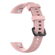 BStrap Silicone Line remienok na Honor Band 4, pink