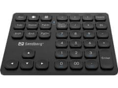 Sandberg bezdrôtová numerická klávesnica Pro, čierna