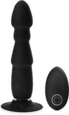 XSARA Výkonný anální vibrátor na dálkové ovládání masažér prostaty s přísavkou - 10 funkcí- 71218634